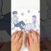 Rumi & Sajaboys 💜 Romantic Sticker Art | K-pop Demon Hunters #kpopdemonhunters #rumi #shorts
