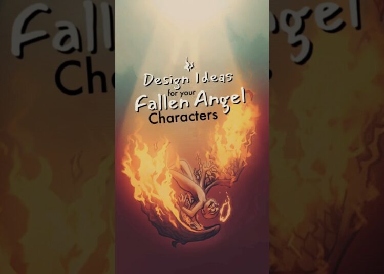 Character Design ideas for your FALLEN ANGEL characters 🔥 #art #oc #originalcharacter #drawing