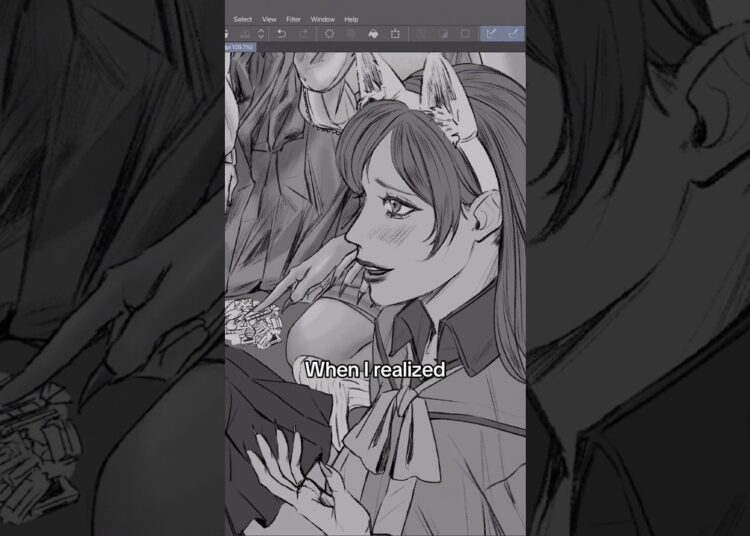 This is what it means to be a human artist, we make mistakes :D I will not be fixing it LOL