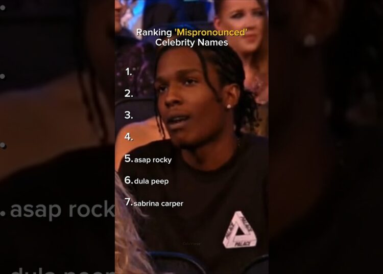 When Celebrities Can’t Pronounce Celebrity Names