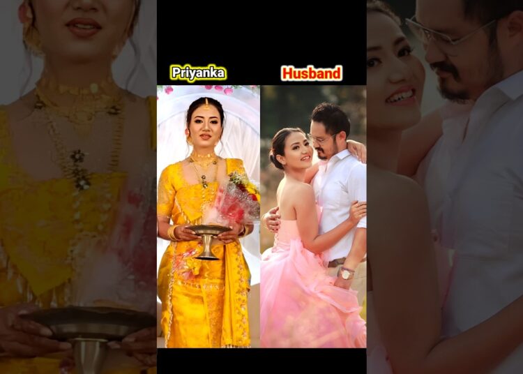Priyanka Lahary नि Husband #congratulations #ytshorts #bodoreals #celebrity #shorts #husbandwife