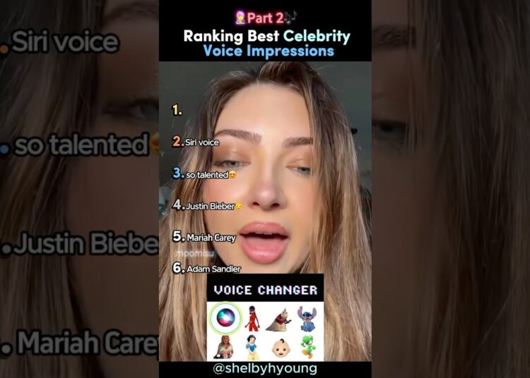 Ranking Best Celebrity VOICE Impressions ✨ (Part 2) #impression