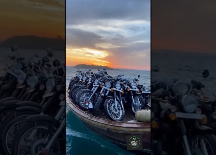 Royal Enfield Floating in Ocean & Cash Everywhere 😱💸 Rescue Mode ON! #funny #comedy #shorts