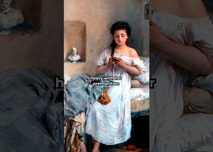 Doleful Premonition (1862) by Gerolamo Induno #art #history #painting