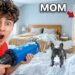 I Filled My Mom’s ROOM With Snow