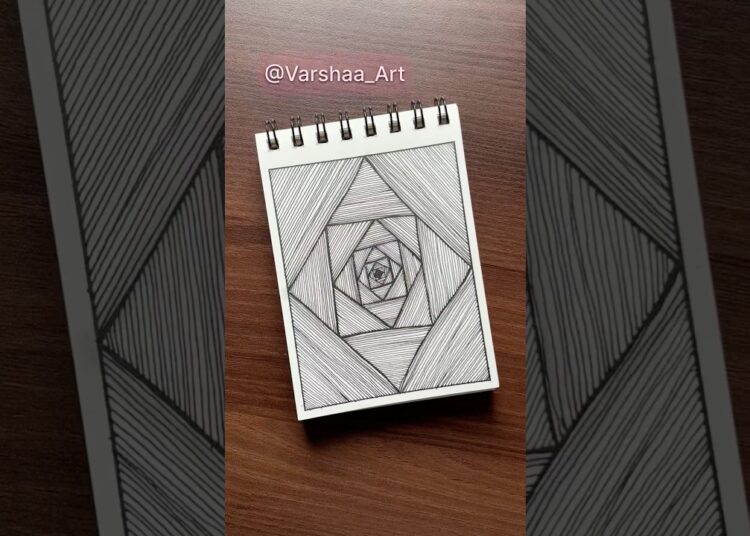 Day 75 – Easy Doodle Art Tutorial #doodle #doodleart #easy #drawing #art #zentangle #zen