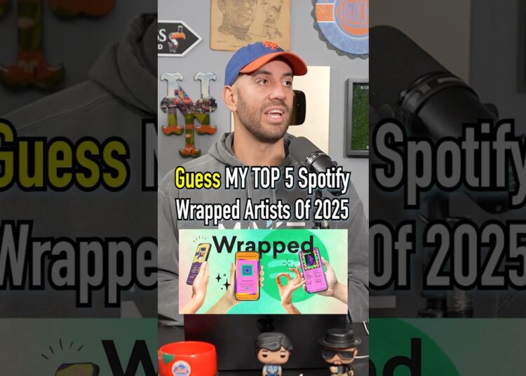 Zach’s Top 5 Spotify Wrapped Artists Of 2025! #shorts #spotify #wrapped #top5 #music