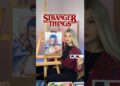 DRAWING WITH 3D GLASSES❓#strangerthings #art #drawing #shorts #artchallenge #strangerthings5 #eleven