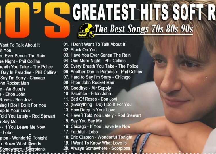 Rod Stewart, Phil Collins, Scorpions, Air Supply, Bee Gees, Lobo | Soft Rock 70s 80s 90s Love Songs