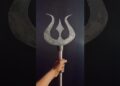 Making Trishul #survival #trishul #mahadev #creative #artist #craft #making #shortvideo #viralvideo