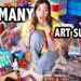 Decluttering My Art Room Pt. 1: Art Supplies