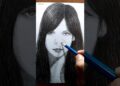 Nose drawing hack 😱❤️✍️ #art #artist #cartoon #drawing #satisfying #paint #shorts #kpop #bts