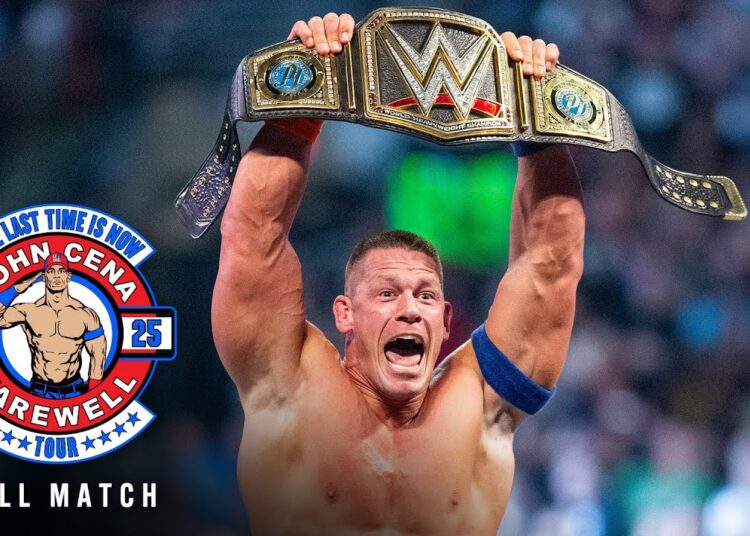 FULL MATCH: John Cena wins 16th World Title: Royal Rumble 2017