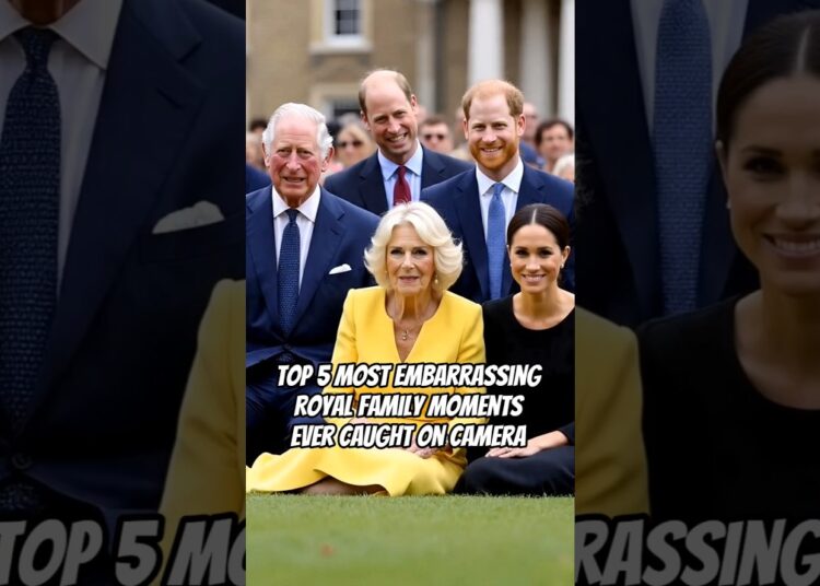 Top 5 Most Embarrassing Royal Family Moments Ever Caught on Camera #royal #charles #kate #diana