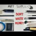 Art supplies you SHOULD & SHOULDN’T buy. Artist on a budget. #artsupplies #art #artist
