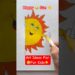 Creative Sun Art For Kids 🌞🌈 #kids #drawingforkids #kidsvideos #cartoon #shorts #ytshorts