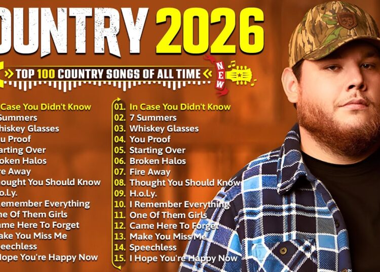 New Country Music 2026 🌕 Luke Combs, Morgan Wallen, Kane Brown, Chris Stapleton, Brett Young,