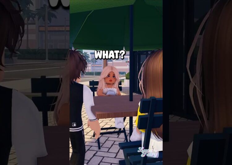 💗 School Love | That One Gossip Girl Who Can’t Keep A Secret | 🏡 Roblox Story #roblox #shorts