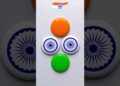 Water Drop Art Flag #shorts #viral #reels #art