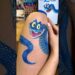 Gary, Finnick & Clawhauser! 🐍🦊🍩 Satisfying Art Removal #shorts #bodyart #drawing