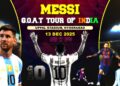 LIVE – Lionel Messi G.O.A.T Tour of INDIA 2025 | Uppal Stadium, Hyderabad | Doordarshan Sports