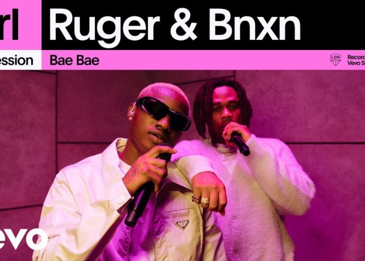Ruger, Bnxn – Bae Bae (Live Session) | Vevo ctrl