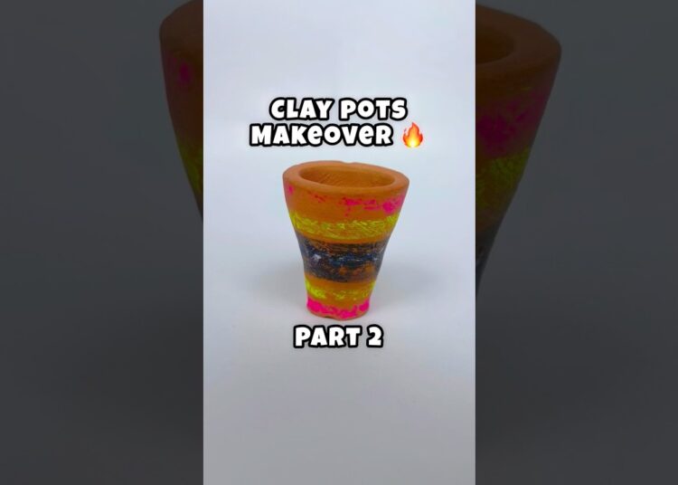 Clay Pots Painting 🔥#subscribe #shorts #art
