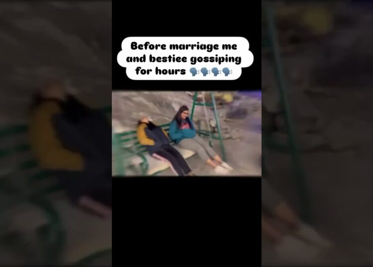 Shaadi ke baad gossip bhi permission se hoti hai….Tag your married bestiee. #viralvideo #ytshorts