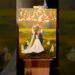 What happens when it rains…😱 #liveweddingpainting #liveweddingpainter #2026bride #miamibeach #art
