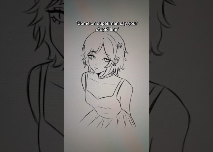“Say your stupid line”💅#silly #trending #art #drawing #relatable #artist