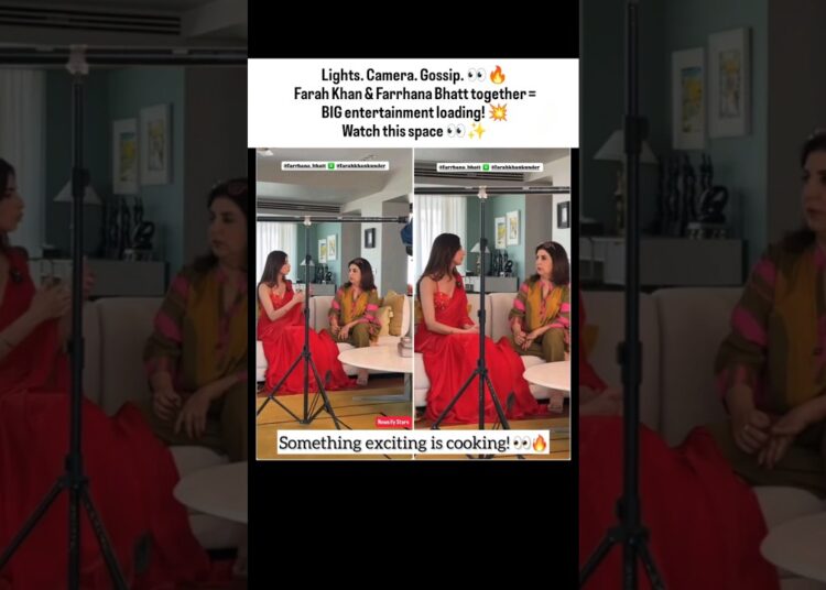 Lights. Camera. Gossip. 👀🔥Farah Khan & Farrhana Bhatt together #shorts