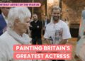 Nine Portrait Champions Paint Judi Dench Live