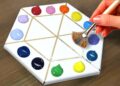 DIY Hexagon Canvas Art | Simple Painting Ideas