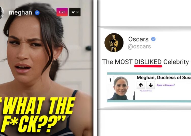 Meghan Markle FURIOUS After Being Named the MOST DISLIKED Celebrity of 2025
