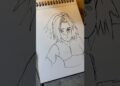 New work from anime 🥳 ‘#art #workingartist #hardworkworks #trend #artdrawing #artist #sketch #anime