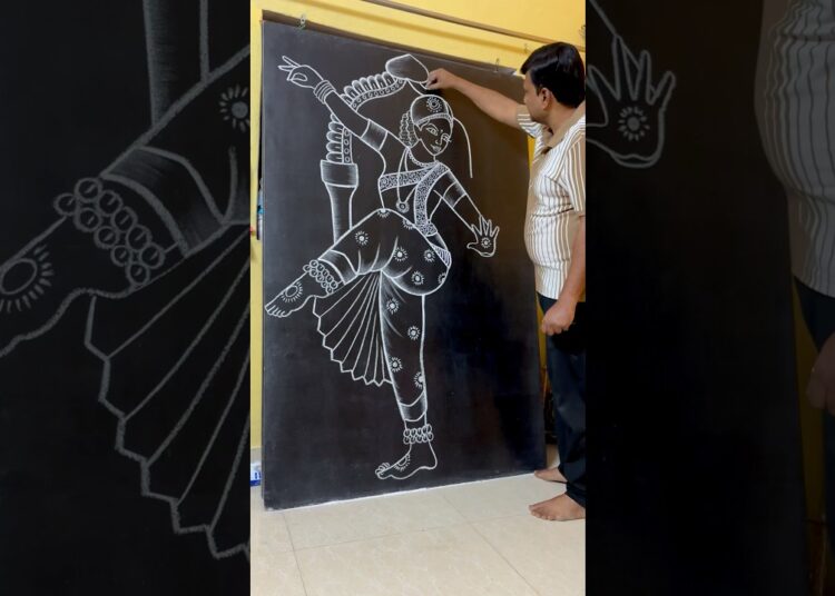 Classical dancer drawing tutorial 😍 #art #drawing #shortvideo
