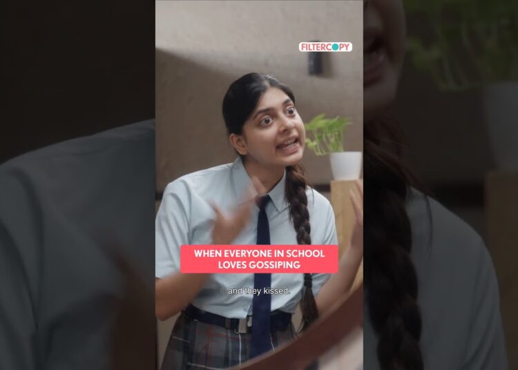 Gossip karne ke paise milte toh aaj hum Ameer hote😂 #filtercopy #gossip #girl #girls #school #funny