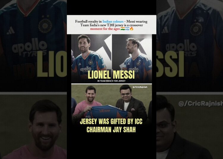 Football royalty meets indian cricket in style 🇦🇷🇮🇳🔥