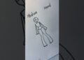 Stickman drawing easy to hard #howtodraw #art #drawing #sketch #artist #shorts