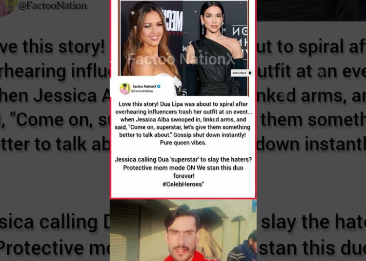 Jessica Alba Shut Down Gossip and Saved Dua Lipa in One Iconic Move