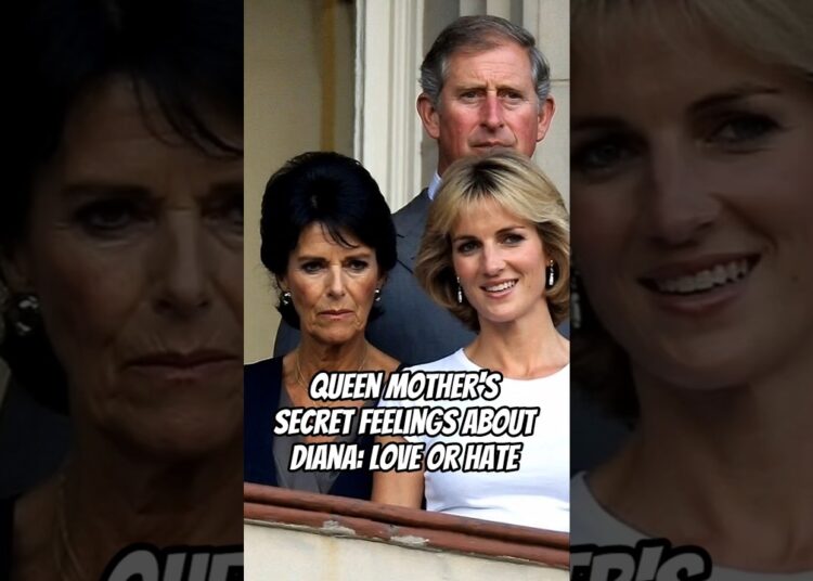 Queen Mother’s Secret Feelings About Diana: Love or Hate #camilla #diana #royal #charles #elizabeth