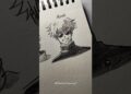 How to draw Gojo in different ways✨#howtodraw #art #drawing #anime #shorts#artist