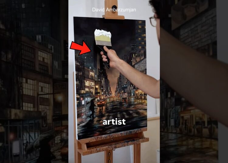 This Artist Literally Paints Across Time