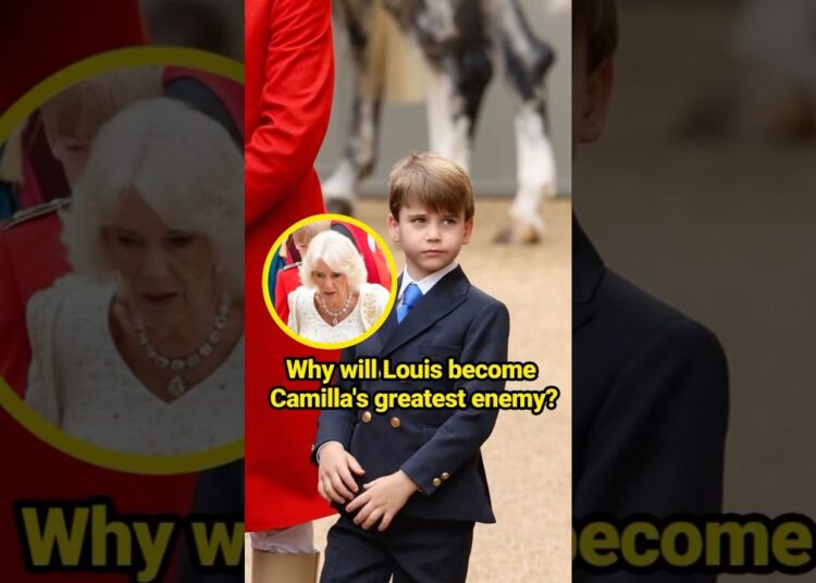 Why will Louis become Camilla’s greatest enemy?#celebrity #kingcharles #princegeroge #princelouis