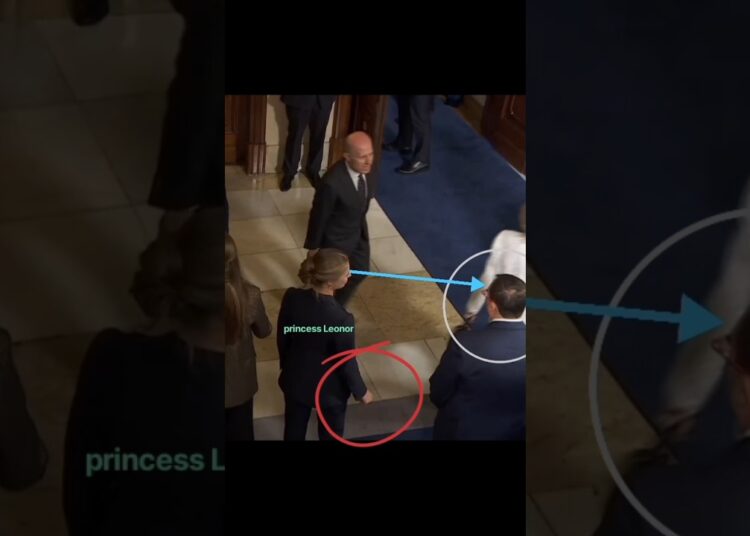 š Princess Leonor signaled him, but the advisor took him away #royal#leonor#want#newshort.