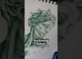 Pen drawing portrait part 2 #art #artist #viral #pendrawing #portrait #sketch #shorts