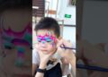 The story of a painting artist😔💔,Dragon Face Painting#shorts