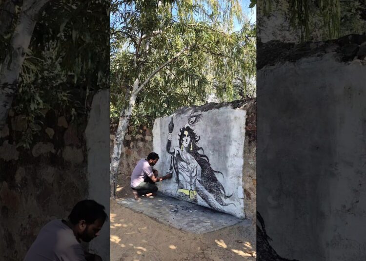 Na Toh Karvaan Ki Talash Hai // 😶#art #krishnaart #drawing #viral #artist #trending