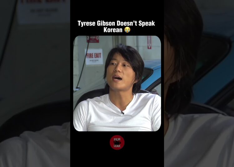 Sung Kang Messes With Tyrese Gibson in “Korean” | #shorts