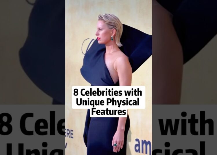 8 Celebrities with Unique Physical Features #celebrity #foryoupage #fyp